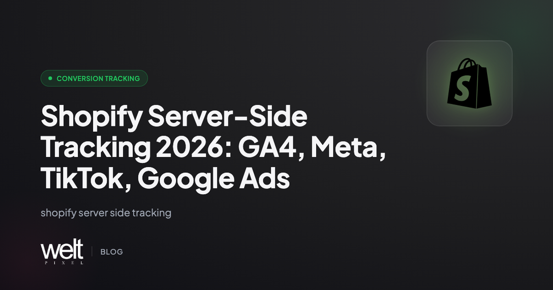 Shopify Server-Side Tracking 2026: GA4, Meta, TikTok, Google Ads