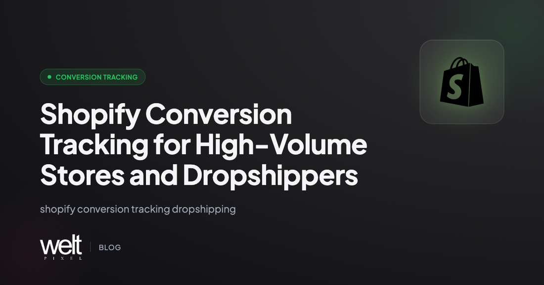Shopify Conversion Tracking for High-Volume Stores and Dropshippers