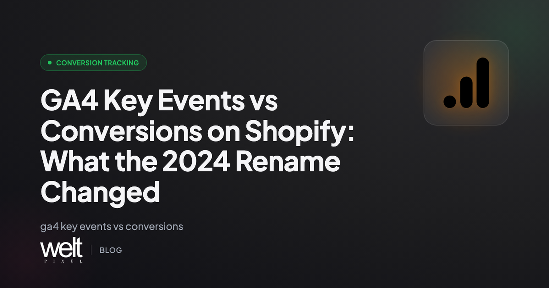 GA4 Key Events vs Conversions on Shopify: What the 2024 Rename Changed