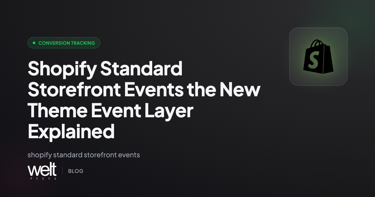 Shopify Standard Storefront Events the New Theme Event Layer Explained
