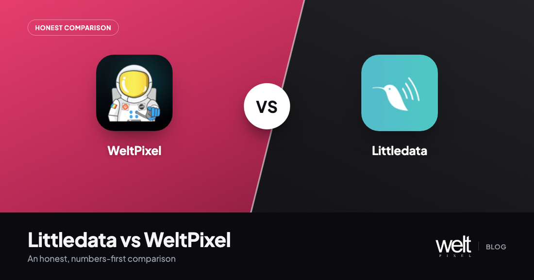 Littledata vs WeltPixel Conversion Tracking: An Honest Comparison