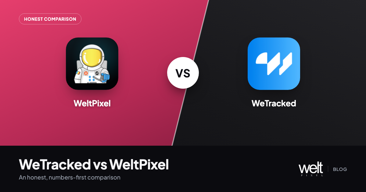 WeTracked vs WeltPixel Conversion Tracking: An Honest Comparison