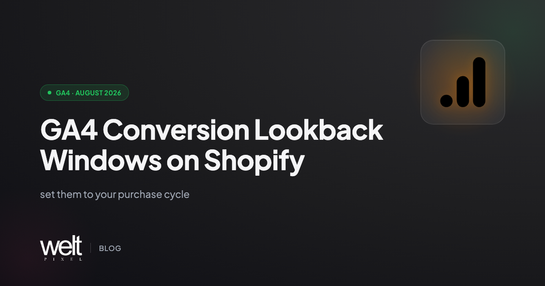 GA4 Conversion Lookback Windows on Shopify: Set Them to Your Purchase Cycle