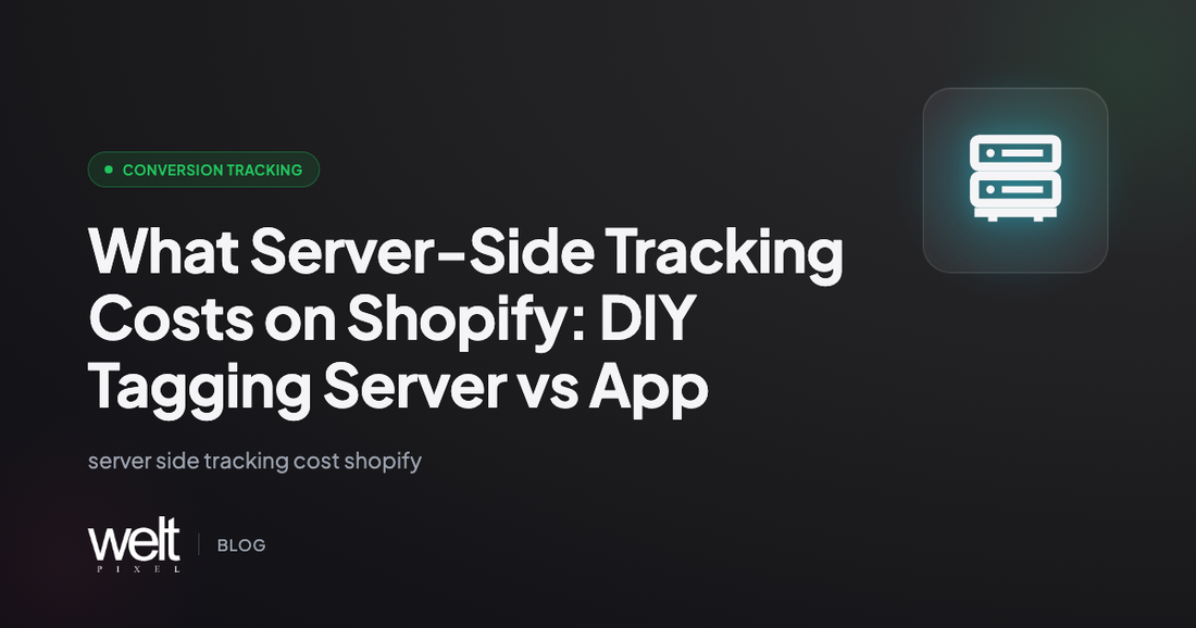 What Server-Side Tracking Costs on Shopify: DIY Tagging Server vs App