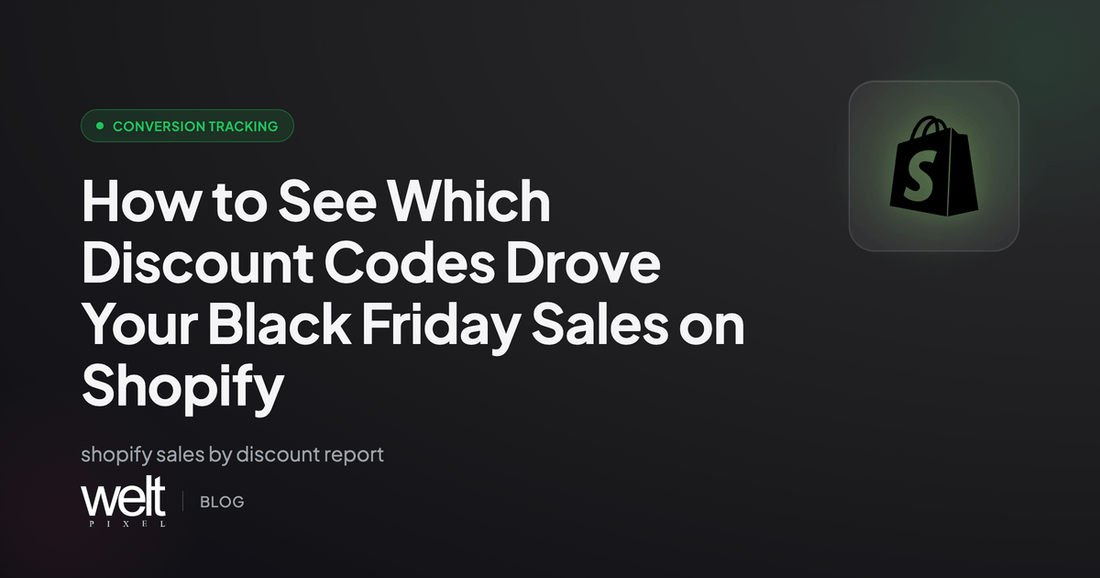 How to See Which Discount Codes Drove Your Black Friday Sales on Shopify