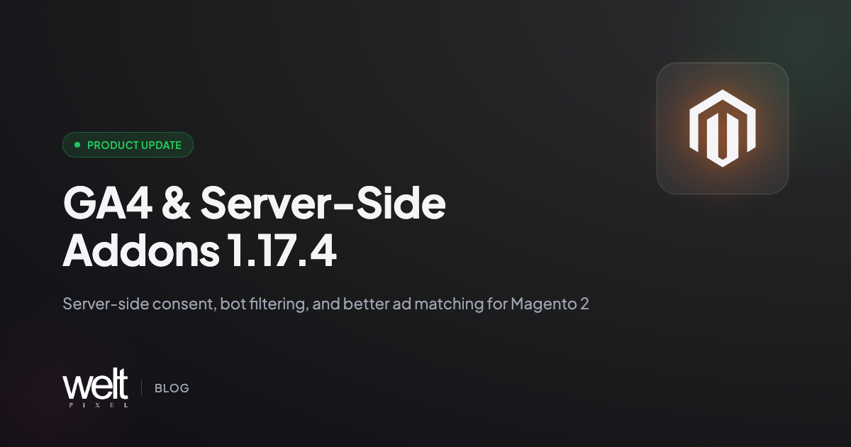 GA4 1.17.4 for Magento 2: Server-Side Consent, Bot Filtering, and Better Ad Matching