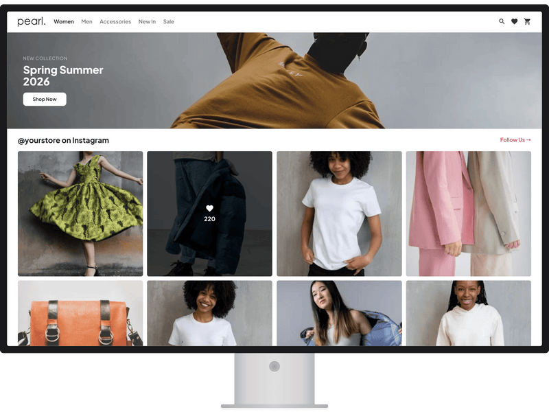 Magento 2 Instagram Feed Widget