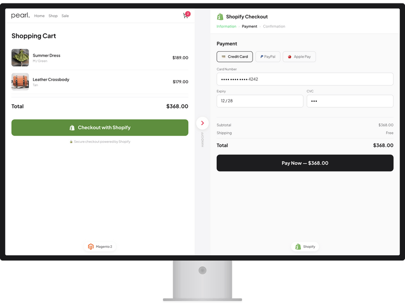 Shopify Checkout for Magento 2 (Adobe Commerce)