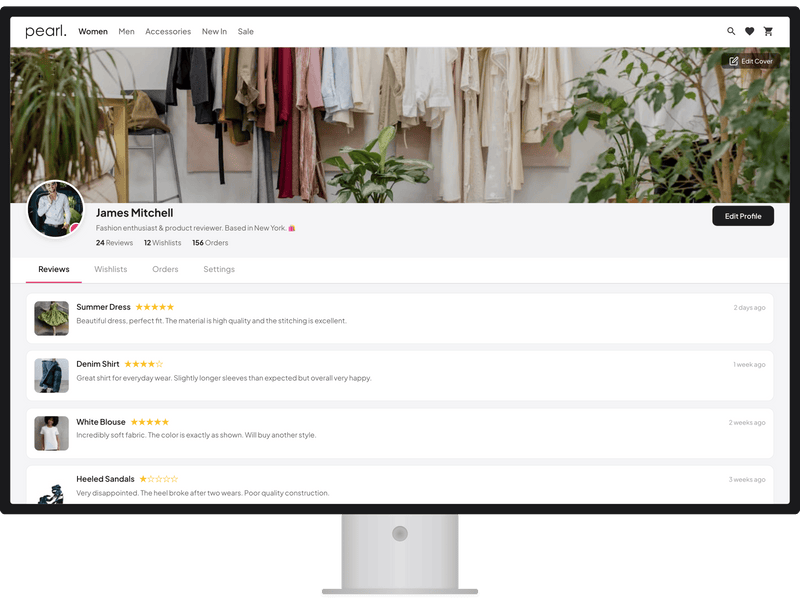 Magento 2 User Profile