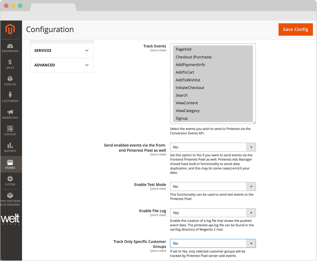 Advanced Configuration